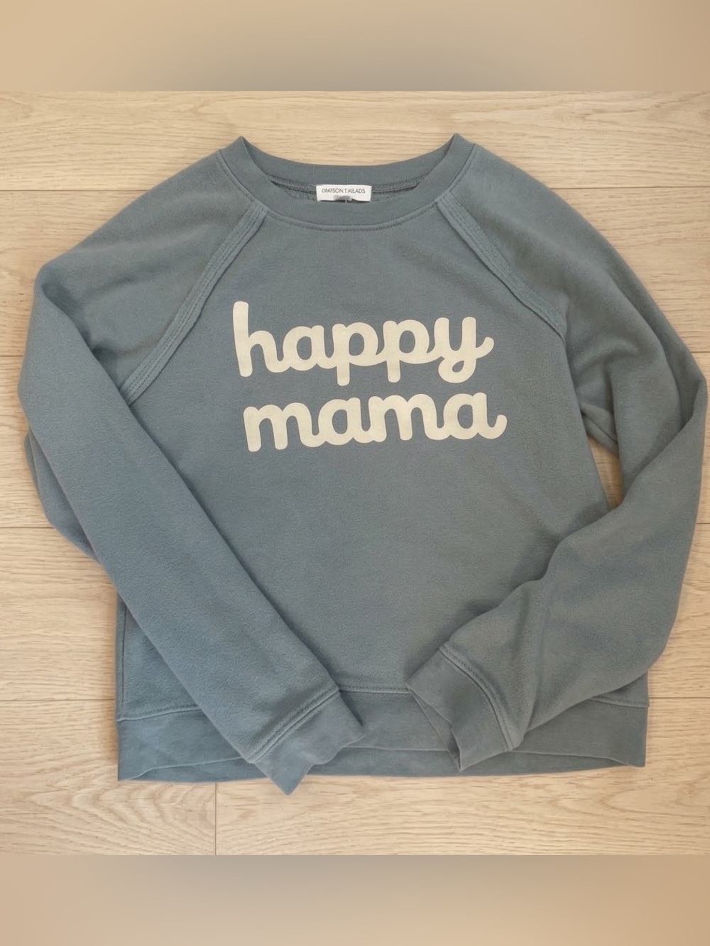 Grayson Threads Teal Crew Neck Sweater